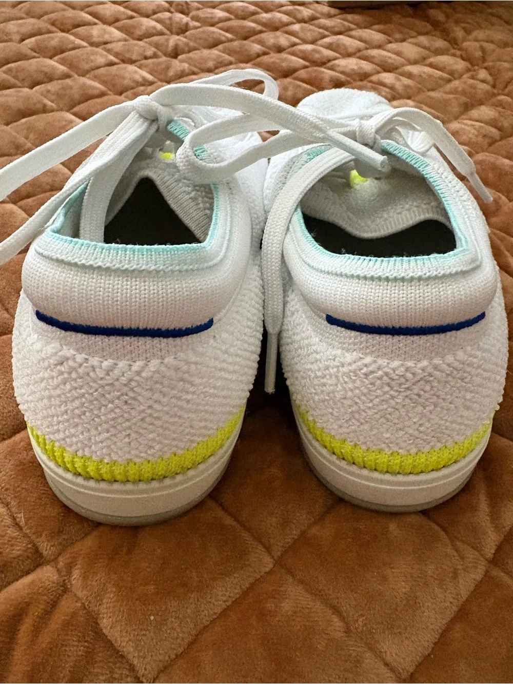 Rothys white knit